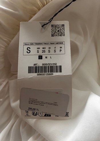 Beyaz Straplez  Çıtçıtlı Salaş  Bluz - Görsel 3