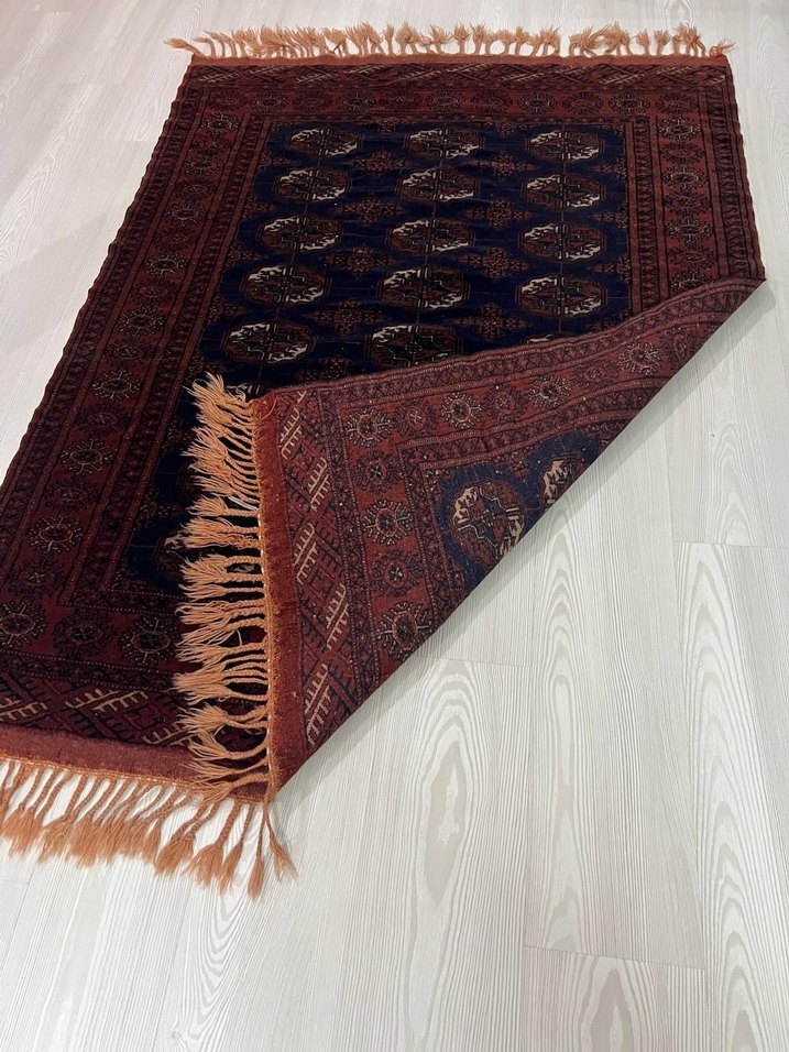 YÜN EL DOKUMA TÜRKMEN HALISI - Görsel 2