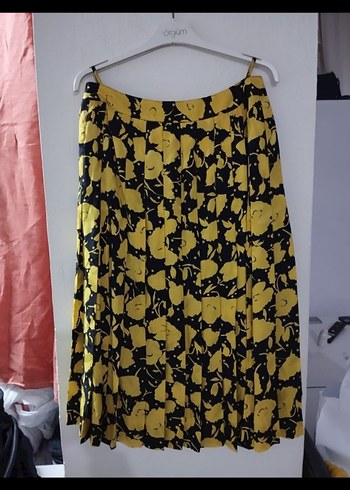 ORİJİNAL VİNTAGE CELİNE MARKA İPEK GÖMLEK-ETEK TAKIM - Görsel 2