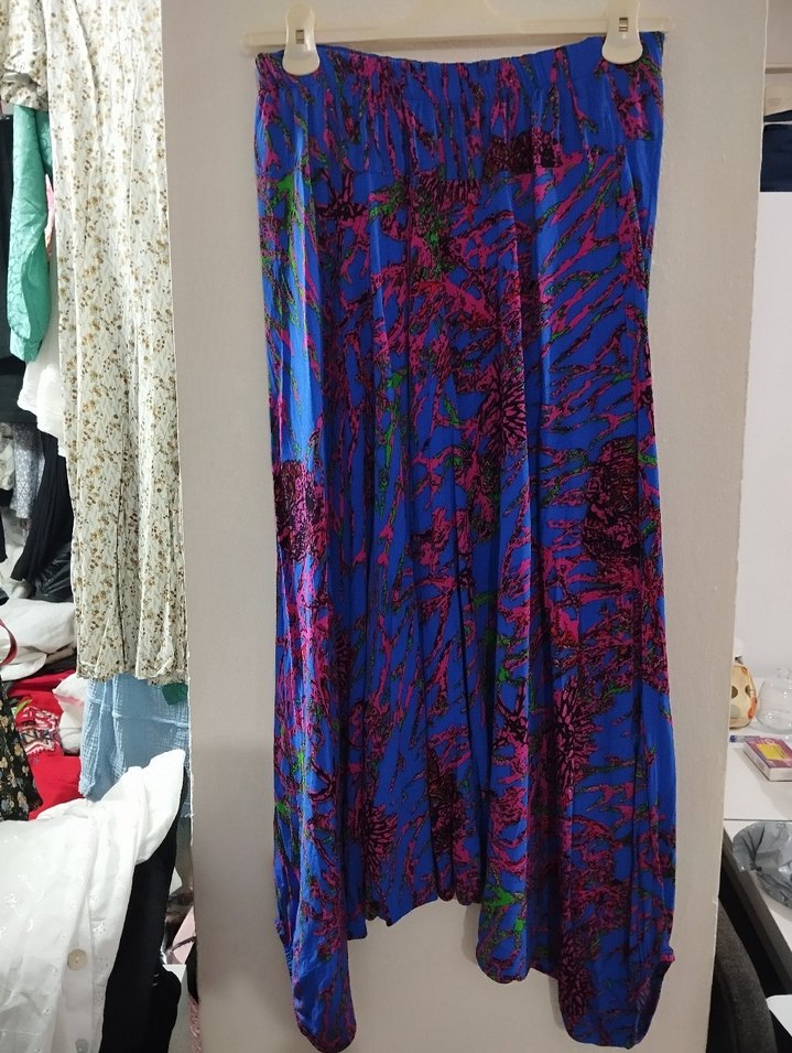 Los Bandito Renkli Batik Desenli Şalvar - Görsel 4