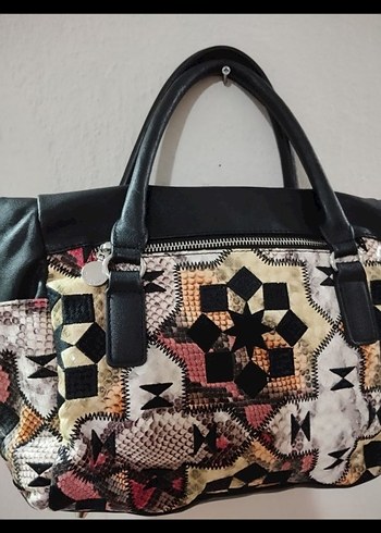 DESİGUAL HAKİKİ DERİ KOL ÇANTASI - Görsel 4