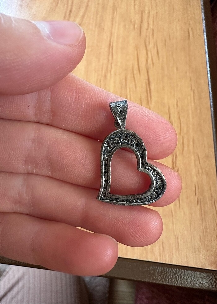 Gümüş kolye ucu - Görsel 3