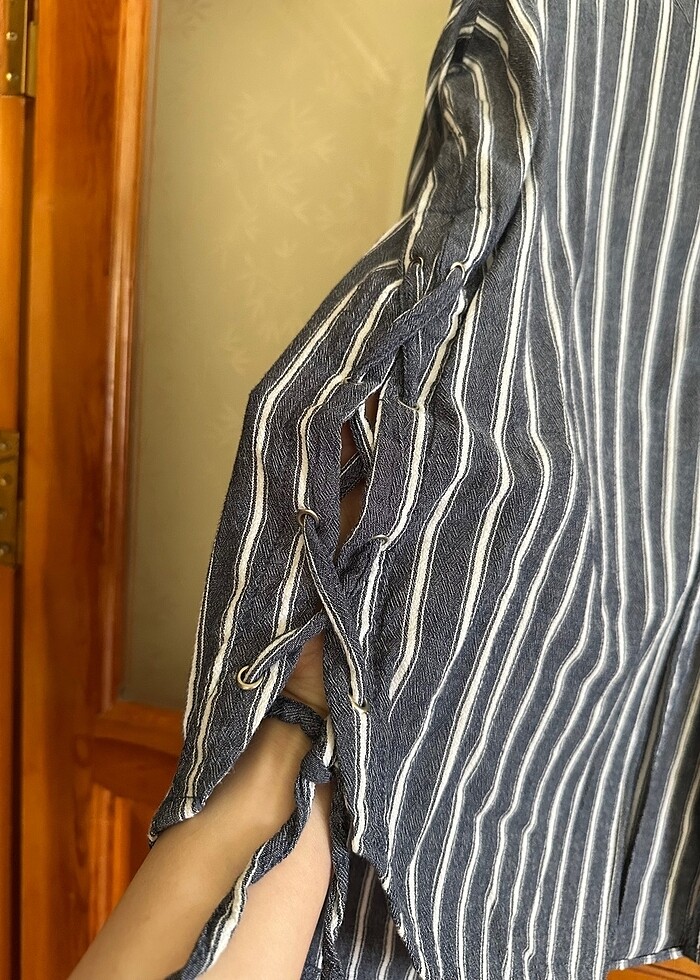 Çizgili gömlek - Görsel 3