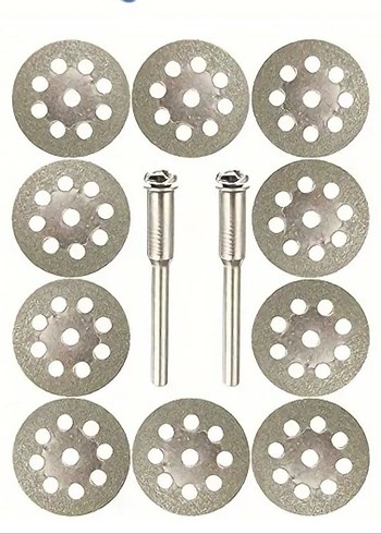 Beden 30 lu gravür seti, 12 li elmas disk, 6 lı daire testere seti +12