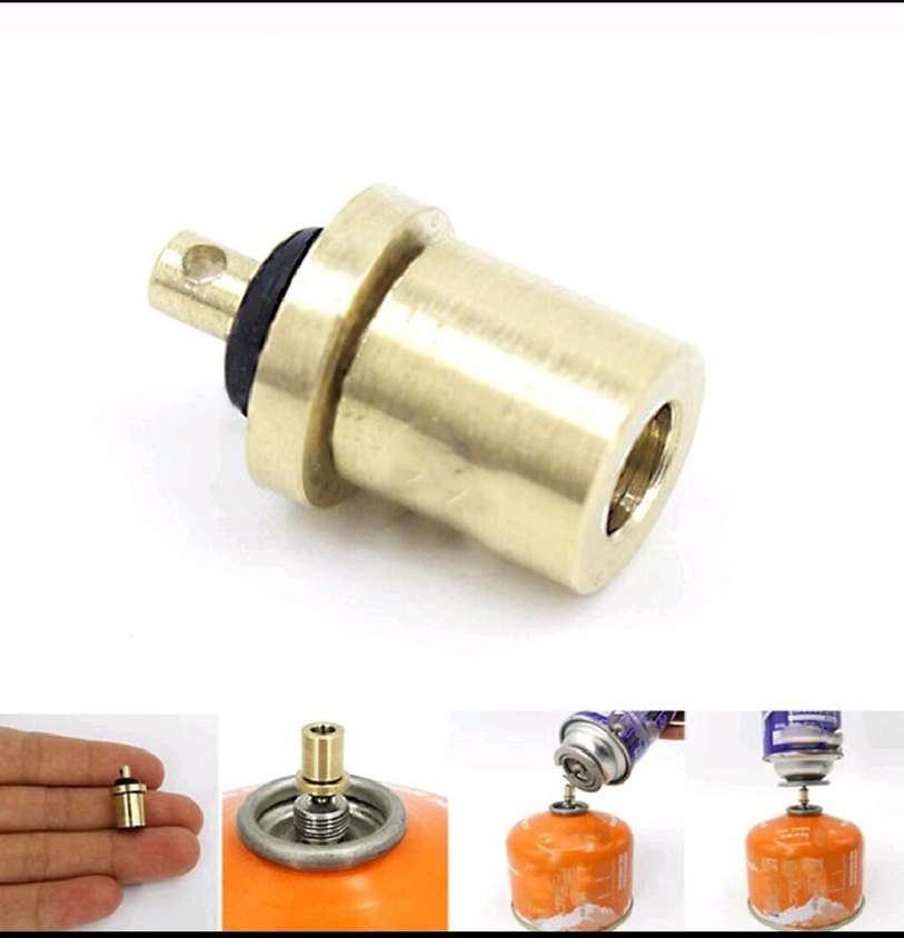 Gaz kartuşu dolum adaptörü, Kamp kartuşundan , valfli kartuş - Görsel 4