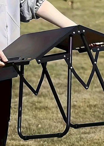 Siyah Katlanabilir Kamp, Piknik veya
Balıkçı Masası - Görsel 9