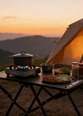 Siyah Katlanabilir Kamp, Piknik veya
Balıkçı Masası - Görsel 12