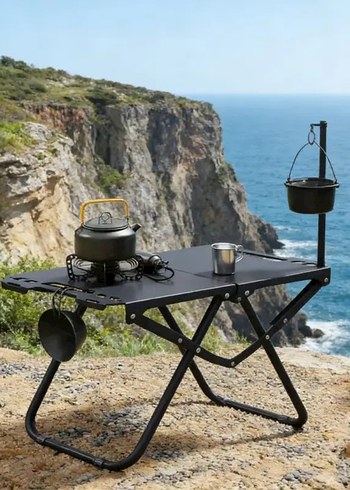 Siyah Katlanabilir Kamp, Piknik veya Balıkçı Masası
36x58 cm - Görsel 4