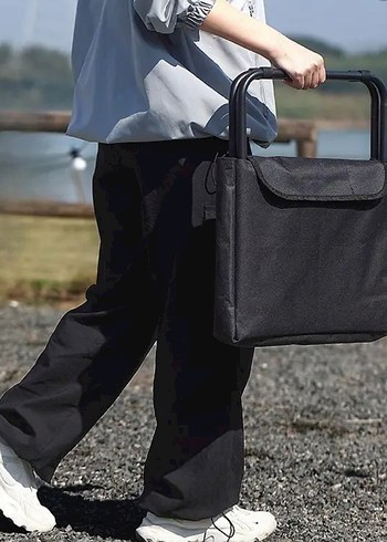 Siyah Katlanabilir Kamp, Piknik veya Balıkçı Masası
36x58 cm - Görsel 3