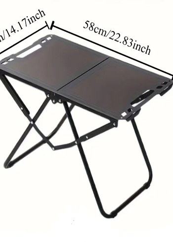 Siyah Katlanabilir Kamp, Piknik veya Balıkçı Masası
36x58 cm - Görsel 9