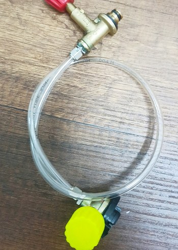 Gaz kartuşu Dolum seti, 227 Gr uzun  kartuş için - Görsel 2