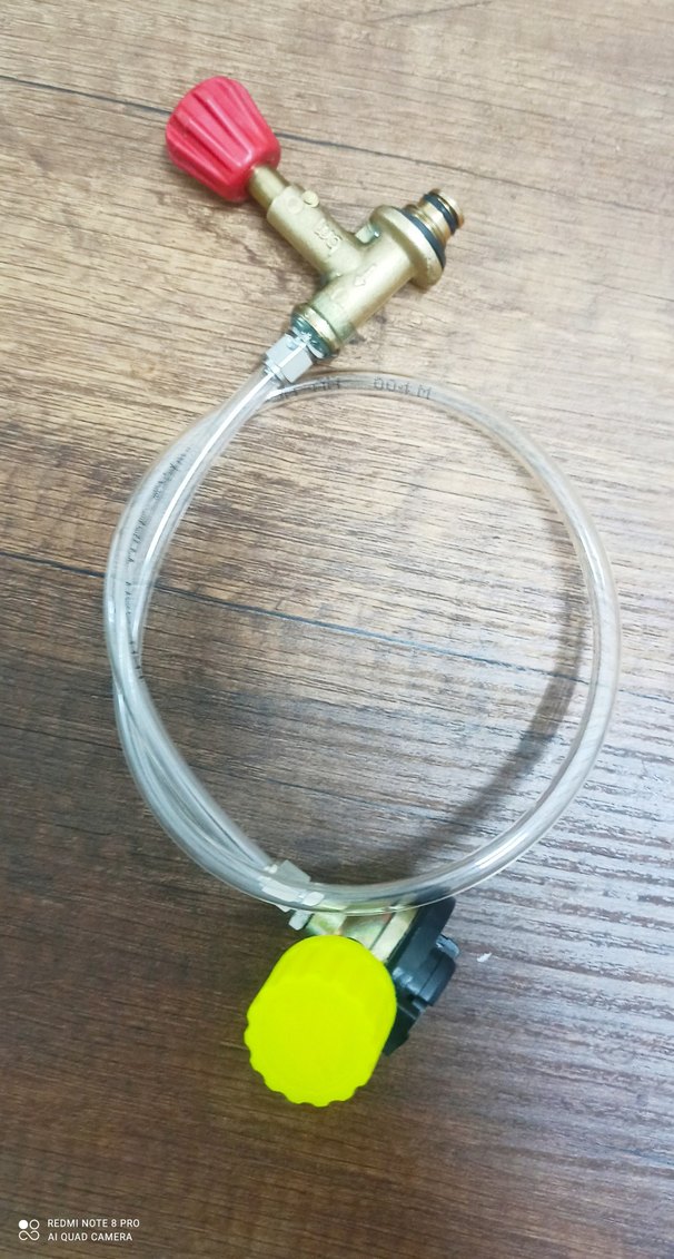 Gaz kartuşu Dolum seti, 227 Gr uzun  kartuş için - Görsel 2