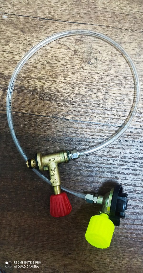 Gaz kartuşu Dolum seti, 227 Gr uzun  kartuş için - Görsel 4