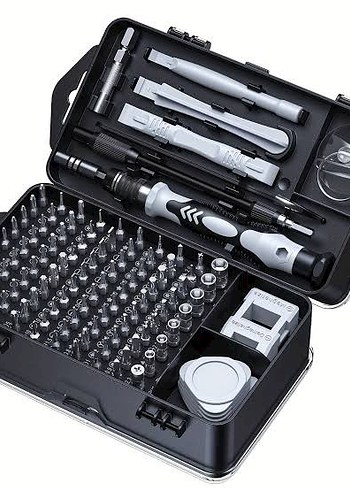 Çok Fonksiyonlu Siyah Tornavida Seti - Görsel 9