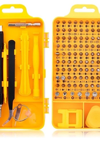 Çok Fonksiyonlu Siyah Tornavida Seti - Görsel 10