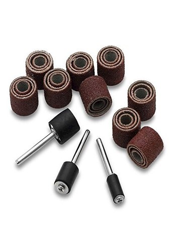 51 li set yüzük Zımpara seti  Dremel vb için Kauçuk  davul - Görsel 4