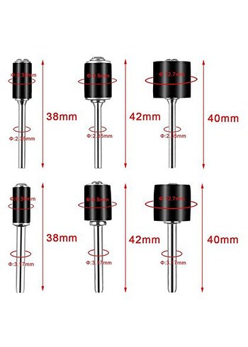 51 li set yüzük Zımpara seti Dremel vb. için - Görsel 9