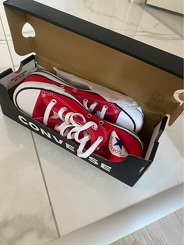 Converse Orijinal kırmızı converse