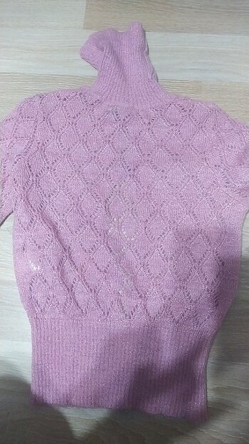 s Beden pembe Renk Boğazlı süveter 