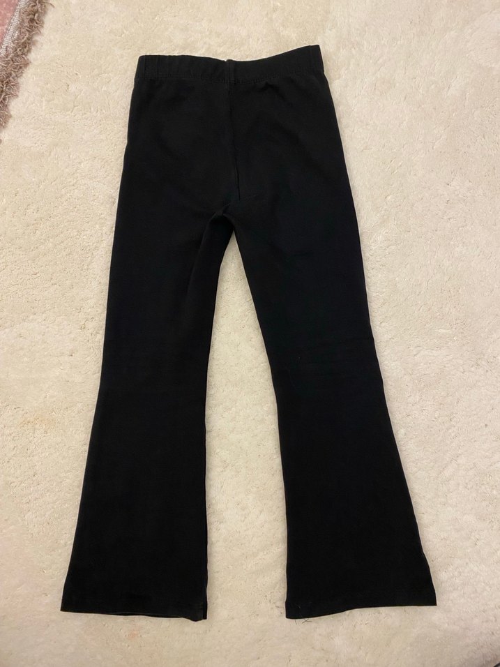 Pamuklu ispanyol paça pantolon - Görsel 2