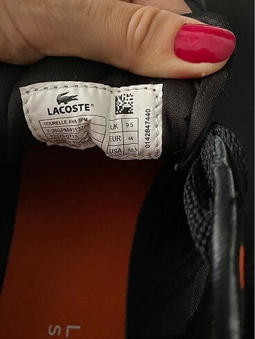44 Beden Orijinal Lacoste