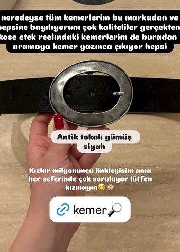 Kemer Tokalı Kahverengi Deri Kadın Kemeri - Görsel 2