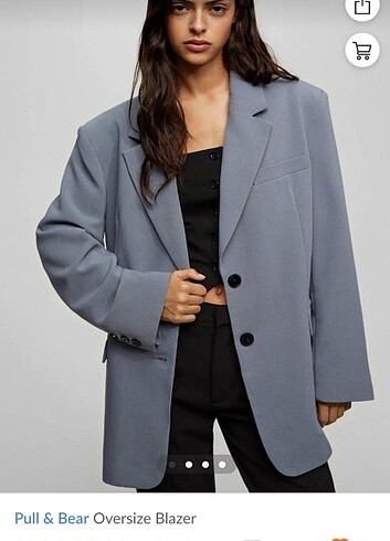 Oversize blazer ceket 