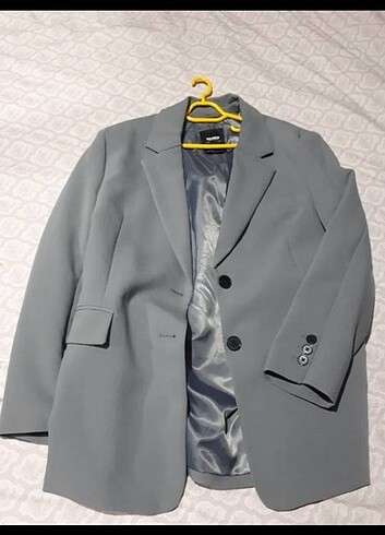 m Beden gri Renk Oversize blazer ceket