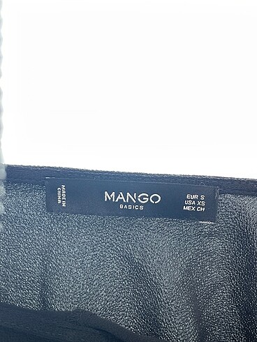 s Beden siyah Renk Mango Bluz %70 İndirimli.