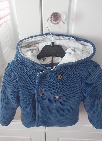 Marks & Spencer Mavi örgü hirka