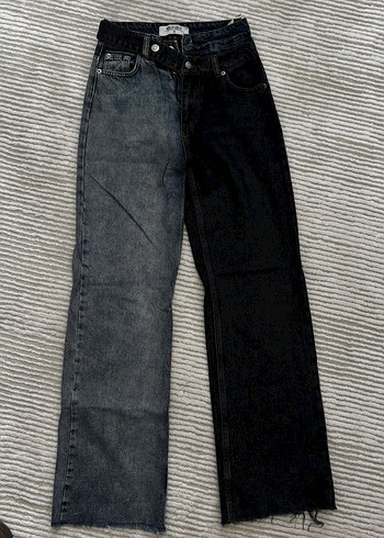 Zara Holly Lolly Yuksek Bel Siyah Denim Jean Pantolon