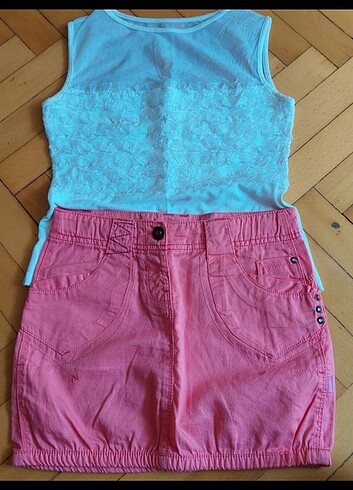 7 Yaş Beden Lc waikiki etek 7/8 yaş,Bluz 7/8 yaş
