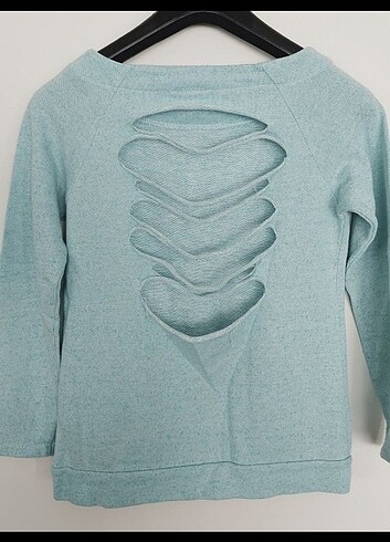 11-12 Yaş Beden turkuaz Renk Sweatshirt 11 yaş 