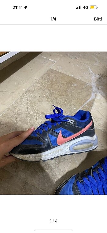 38 Beden Orijinal Nike air max