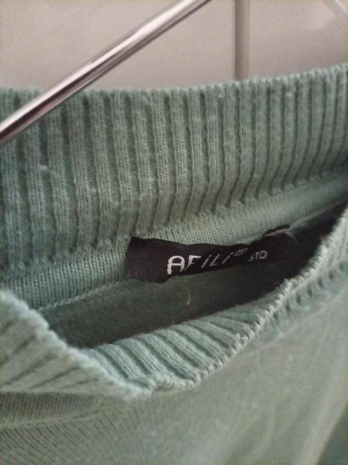 Kadın Yeşil Balıkçı Yaka Örgü Triko - Görsel 3