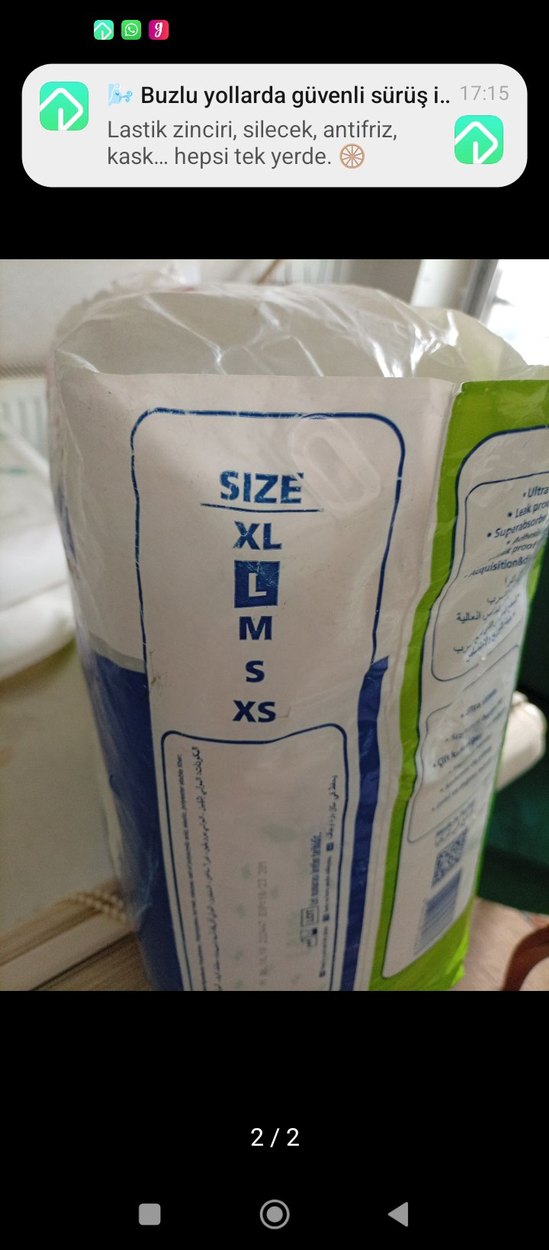 Clear Motion Büyük Boy Yetişkin Hasta Bezi 30'lu - Görsel 2