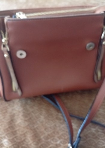 Bej Süet Tokalı Kadın Çanta - Görsel 3