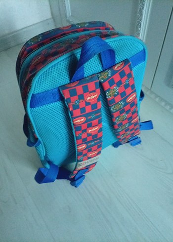 Renkli Lightning McQueen Çocuk Okul Çantası - Görsel 2