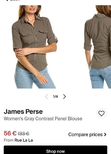 James Perse James perse kadın gömlek 