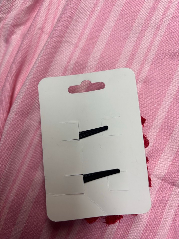 Nakışlı Kırmızı Kurdale Çocuk Saç Tokası - Görsel 2