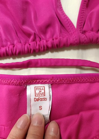 Pembe İpli Bikini Takımı - Görsel 2