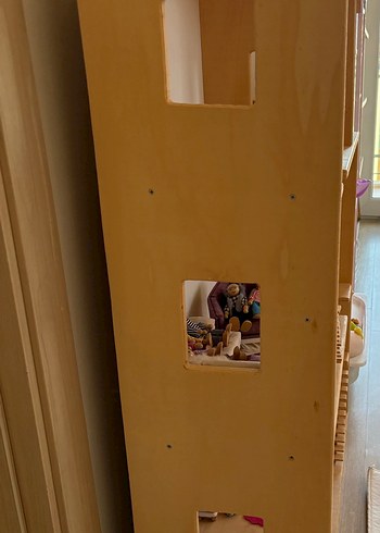 Beden Renk Pembe Ahşap Oyun Evi