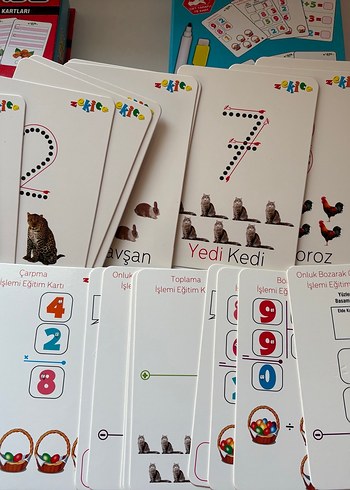 Renkli Yaz-Sil Eğitim Aktivite Kartları - Görsel 6