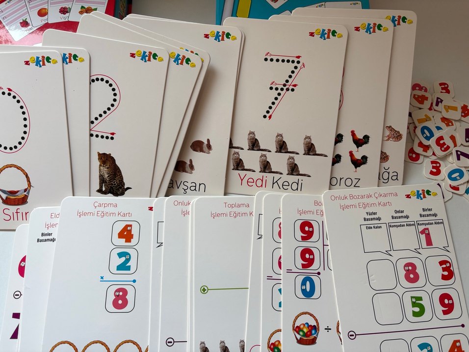 Renkli Yaz-Sil Eğitim Aktivite Kartları - Görsel 4