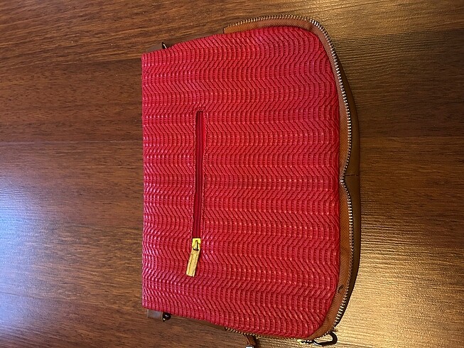 Beden kırmızı Renk Clutch- El Çantası