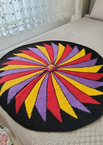 Nakışlı Mor Çocuk Örtüsü tane fiyatı. - Görsel 7