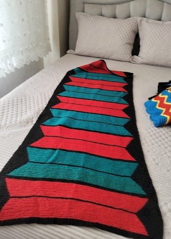 Nakışlı Mor Çocuk Örtüsü tane fiyatı. - Görsel 12