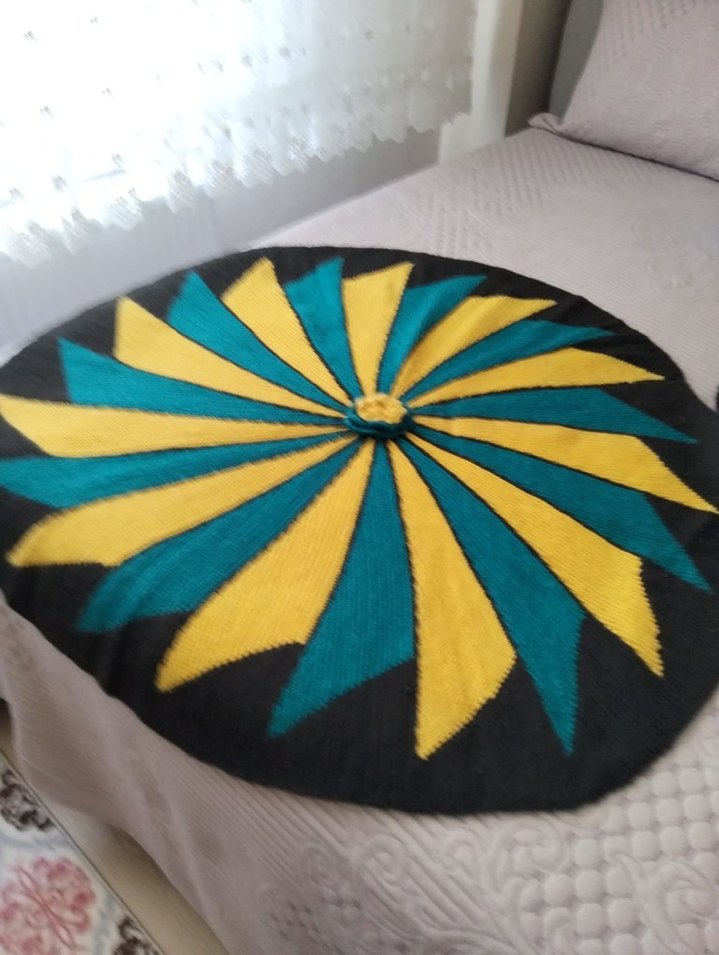 Nakışlı Mor Çocuk Örtüsü tane fiyatı. - Görsel 4