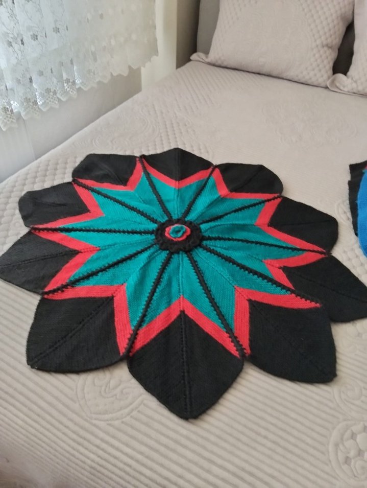 Nakışlı Mor Çocuk Örtüsü tane fiyatı. - Görsel 2