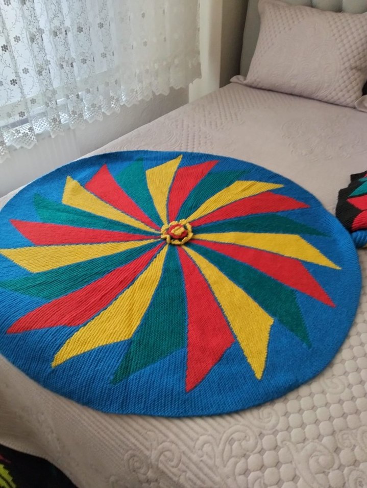 Nakışlı Mor Çocuk Örtüsü tane fiyatı. - Görsel 5